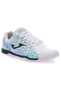 Scarpe da Calcetto FutSal Bianche e Azzurre JOMA MAXIMA 2532 Indoor