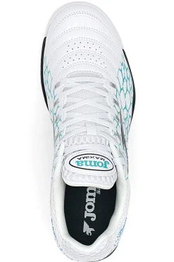 Scarpe da Calcetto FutSal Bianche e Azzurre JOMA MAXIMA 2532 Indoor