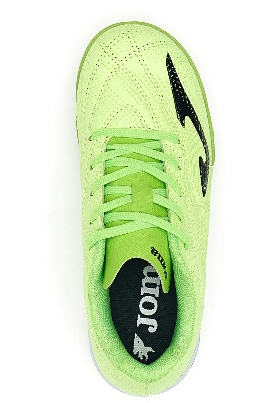 Scarpe da calcetto giallo fluo con dettagli neri Joma EVOLUTION JR 2511