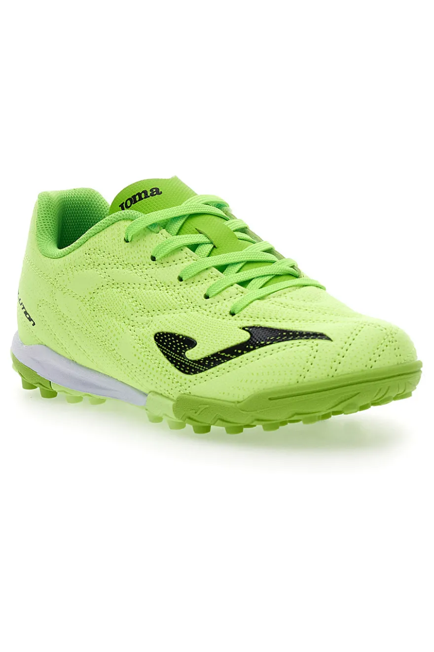 Scarpe da calcetto giallo fluo con dettagli neri Joma EVOLUTION JR 2511