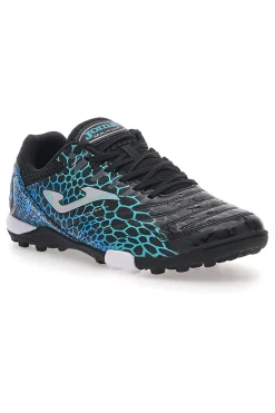Scarpe da Calcetto Indoor Nere e Turchesi JOMA MAXIMA 2531 TURF