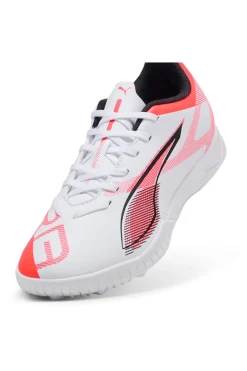 Scarpe da Calcetto Indoor Bianche e Rosse PUMA ULTRA 5 PLAY TT Jr