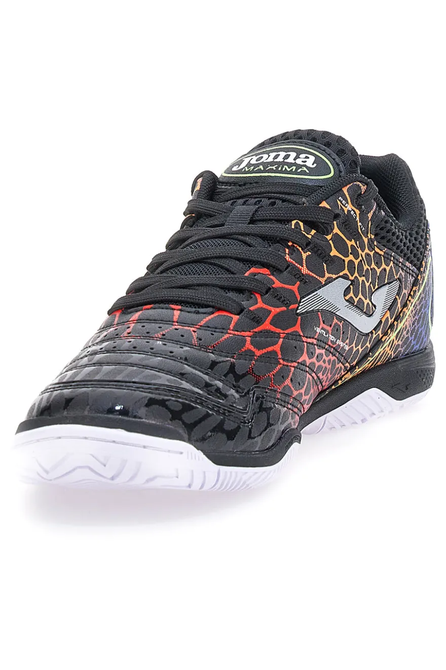 Scarpe da calcetto indoor nere con suola bianca JOMA MAXIMA 2431
