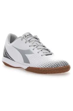 Scarpe da Calcetto Indoor Bianche con Logo Silver Diadora Pichichi 6 Idr
