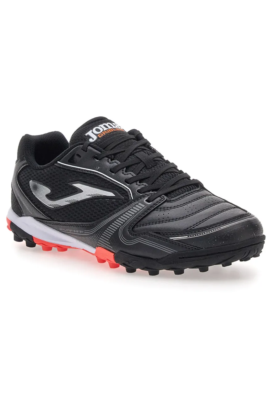 Scarpe da calcetto nere con suola turf Joma Dribling 2501 Turf