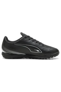 Scarpe da calcetto nere con suola turf Puma Vitoria II TT Jr