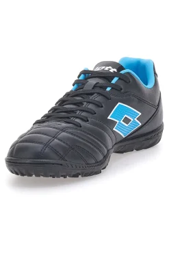 Scarpe da Calcetto Nere e Blu per campi sintetici LOTTO STAFIO 705 TF