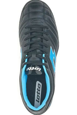 Scarpe da Calcetto Nere e Blu per campi sintetici LOTTO STAFIO 705 TF