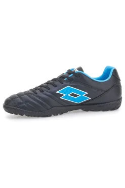 Scarpe da Calcetto Nere e Blu per campi sintetici LOTTO STAFIO 705 TF