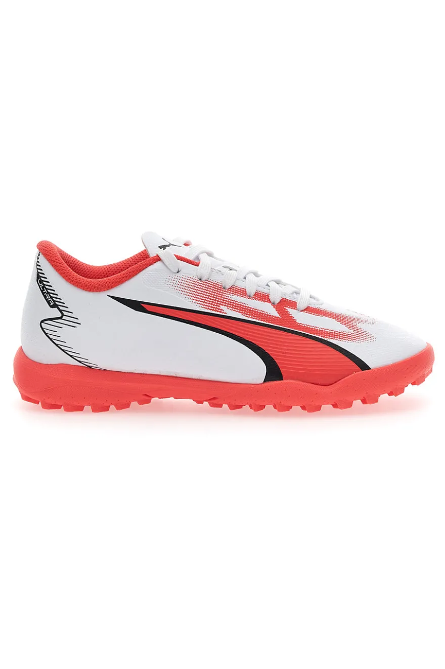 Scarpe da Calcetto Puma Ultra Play TT Jr Bianche e Arancioni