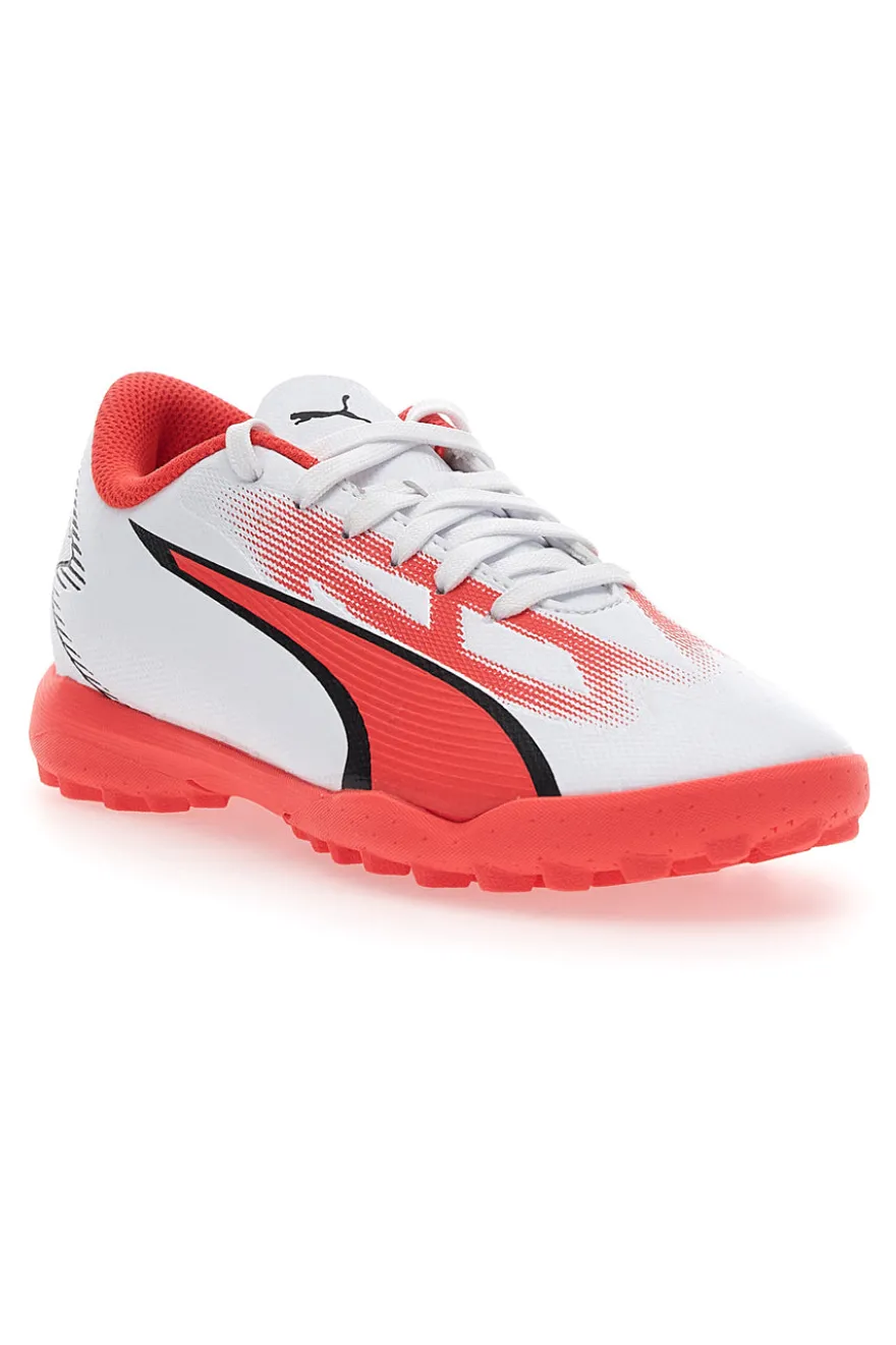 Scarpe da Calcetto Puma Ultra Play TT Jr Bianche e Arancioni