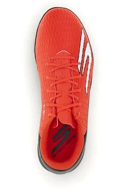 Scarpe da calcetto rosse con suola TF e tacchetti bassi Skechers SKX_2 Club TF