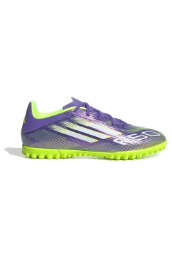 Scarpe da calcetto viola con suola turf Adidas F50 Club TF