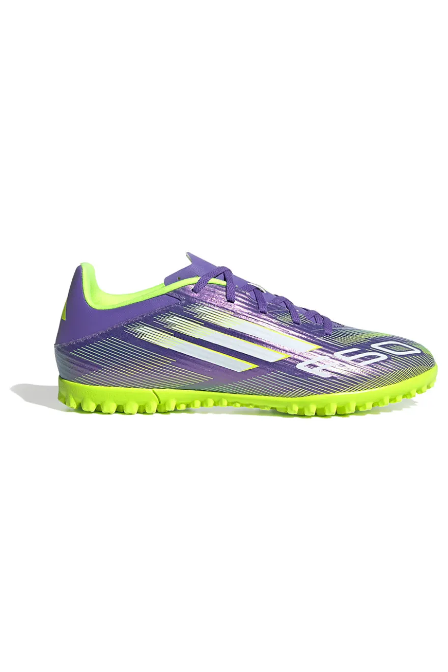 Scarpe da calcetto viola con suola turf Adidas F50 Club TF