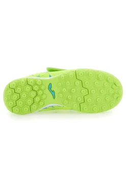 Scarpe da calcio a 5 verdi fluo con strappo Joma 2409TFVSCJW ND