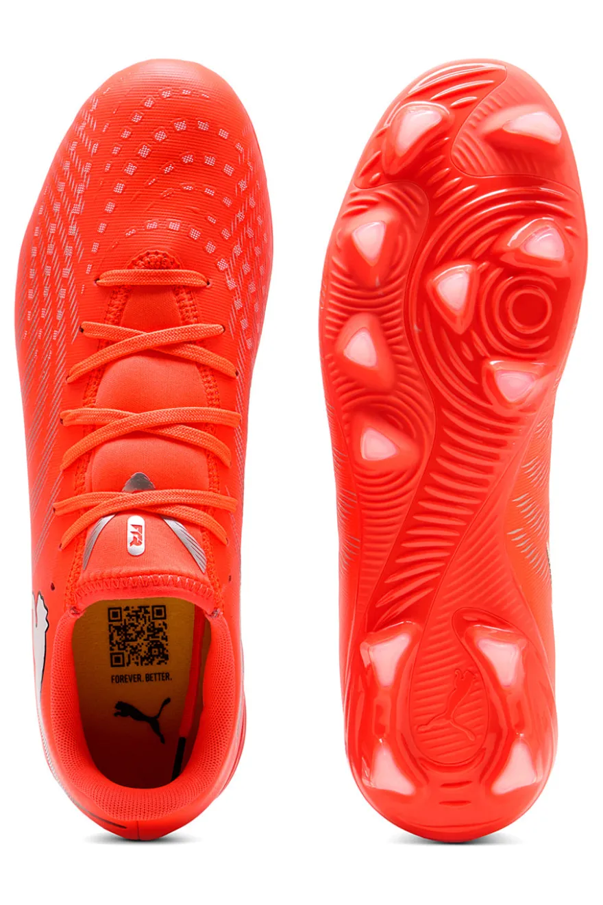Scarpe da calcio arancioni per terreni naturali e campi sintetici Puma Future 9 Play FG/AG