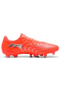 Scarpe da calcio arancioni per terreni naturali e campi sintetici Puma Future 9 Play FG/AG