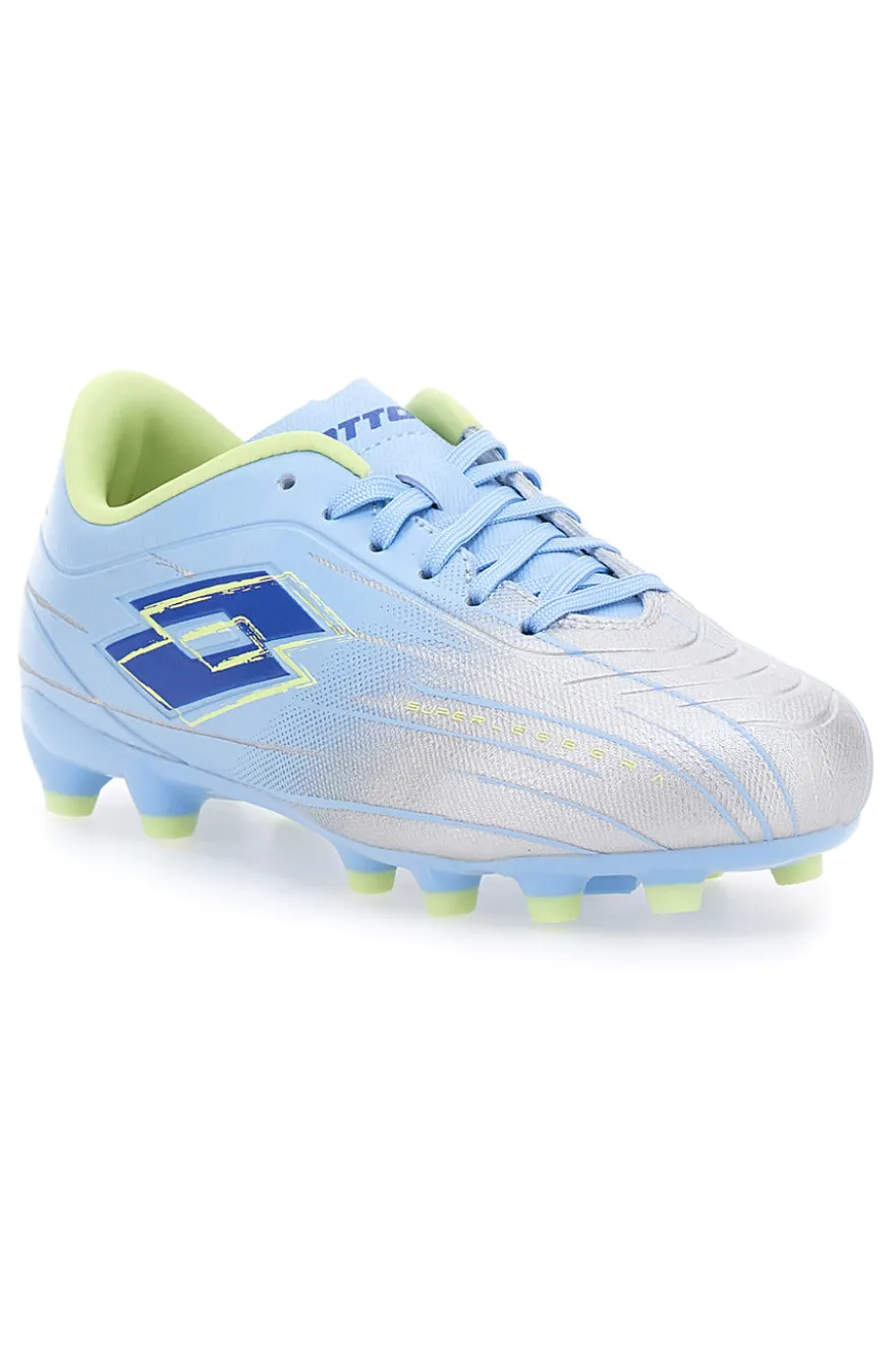 Scarpe da Calcio Argento e Blu LOTTO SOLISTA 700 IX FG JR