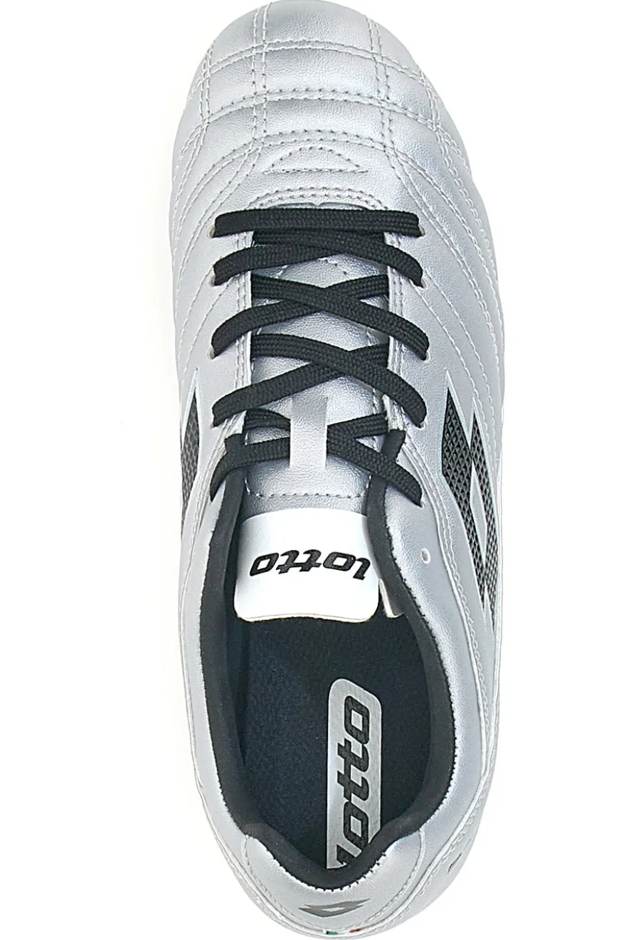 Scarpe da Calcio Argento Lotto Stadio 705 Fg Jr