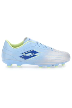 Scarpe da Calcio Azzurre e Argento Lotto Solista 700 IX Fg Jr