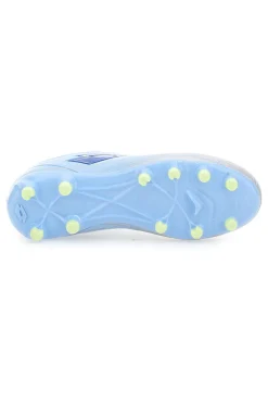 Scarpe da Calcio Azzurre e Argento Lotto Solista 700 IX Fg Jr