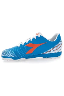 Scarpe da Calcio Azzurre con Logo Arancione Diadora Pichichi 6 Tf Jr