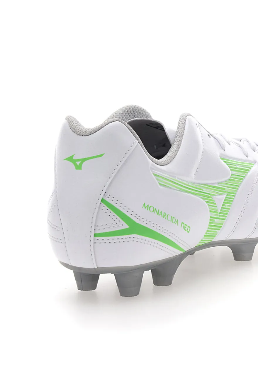 Scarpe da Calcio Bianche Per terreni Morbidi MIZUNO MONARCIDA NEO III SELECT