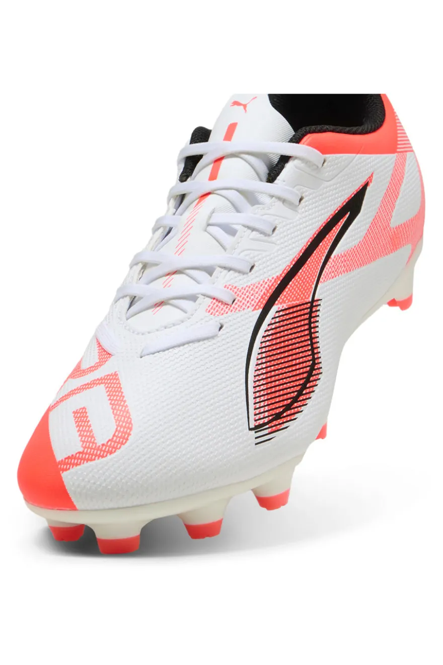 Scarpe da Calcio Bianche e Rosse con Tacchetti Puma ULTRA 5 PLAY FG/AG