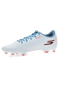Scarpe da calcio bianche con dettagli azzurri Skechers SKX_2 Club MG