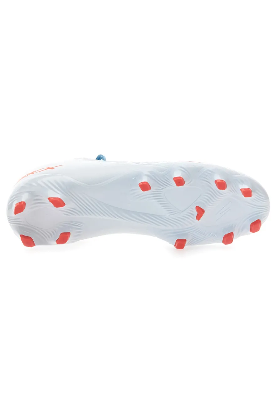 Scarpe da calcio bianche con dettagli azzurri Skechers SKX_2 Club MG