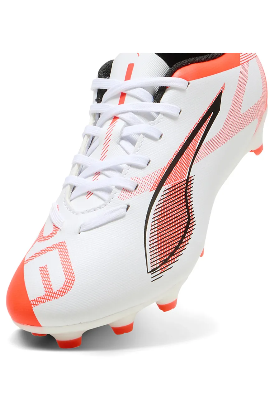 Scarpe da Calcio Bianche e Rosse Puma ULTRA 5 PLAY FG/AG Jr