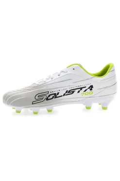 Scarpe da calcio bianche lime tacchetti LOTTO SOLISTA 700 IX