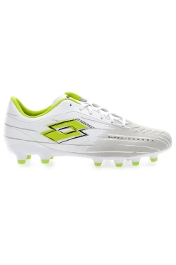 Scarpe da calcio bianche lime tacchetti LOTTO SOLISTA 700 IX