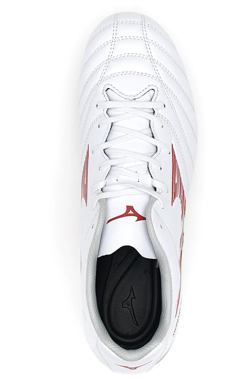 Scarpe da Calcio Bianche e Rosse Mizuno Monarcida Neo III Select