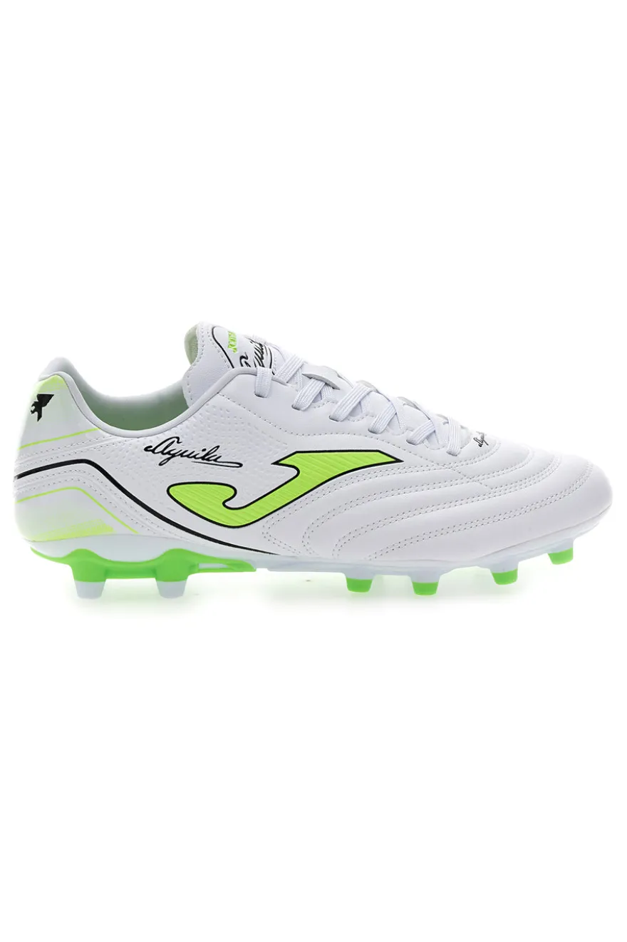 Scarpe da Calcio Bianche e Gialle Joma Aguila 2502 Firm Ground