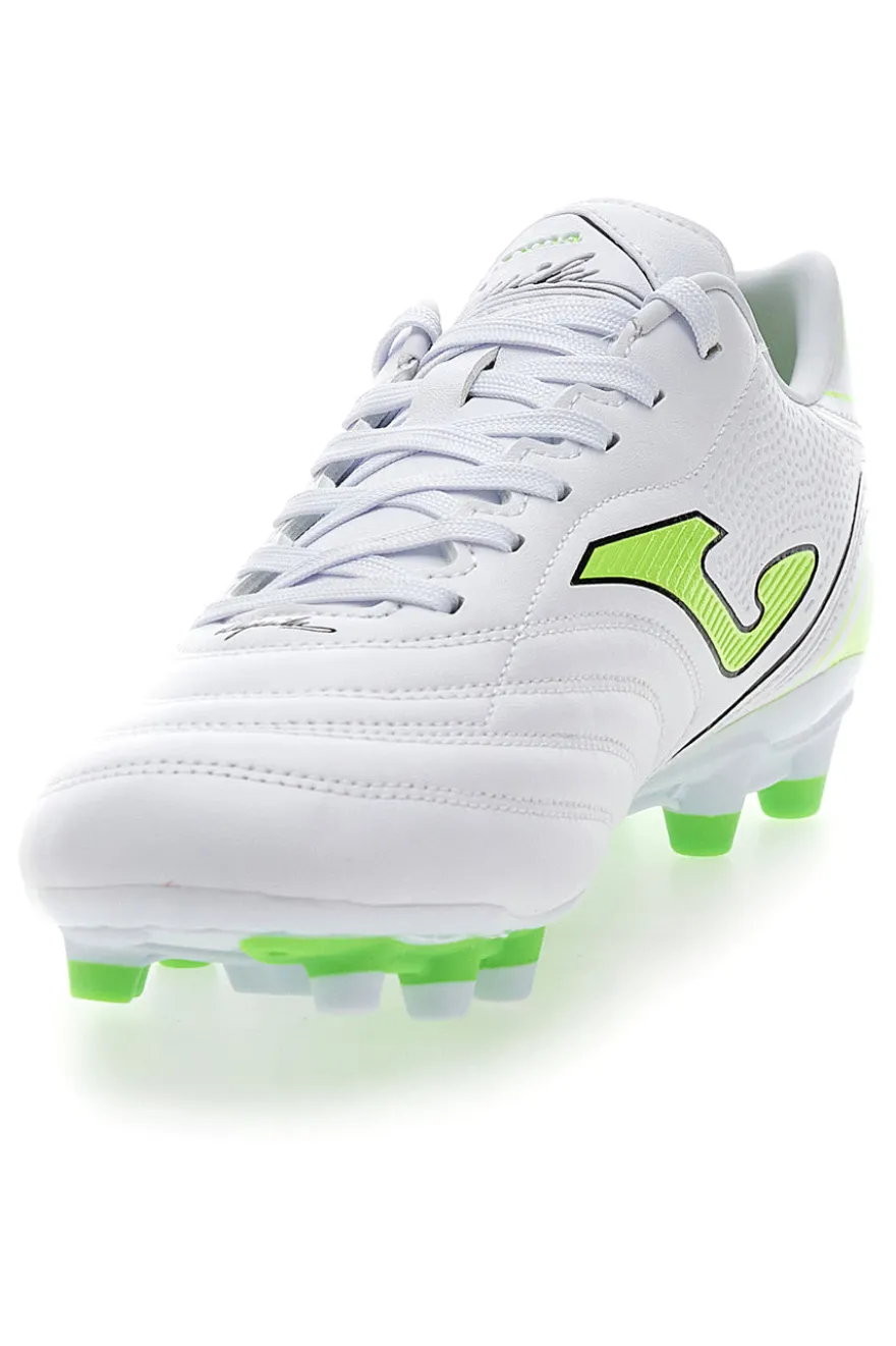 Scarpe da Calcio Bianche e Gialle Joma Aguila 2502 Firm Ground