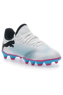 Scarpe da Calcio Bianche Puma Future 7 Play Fg/Ag Jr