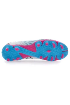 scarpe da Calcio Bianche con Tacchetti Azzurri Puma Future 7 Play FG/AG JR
