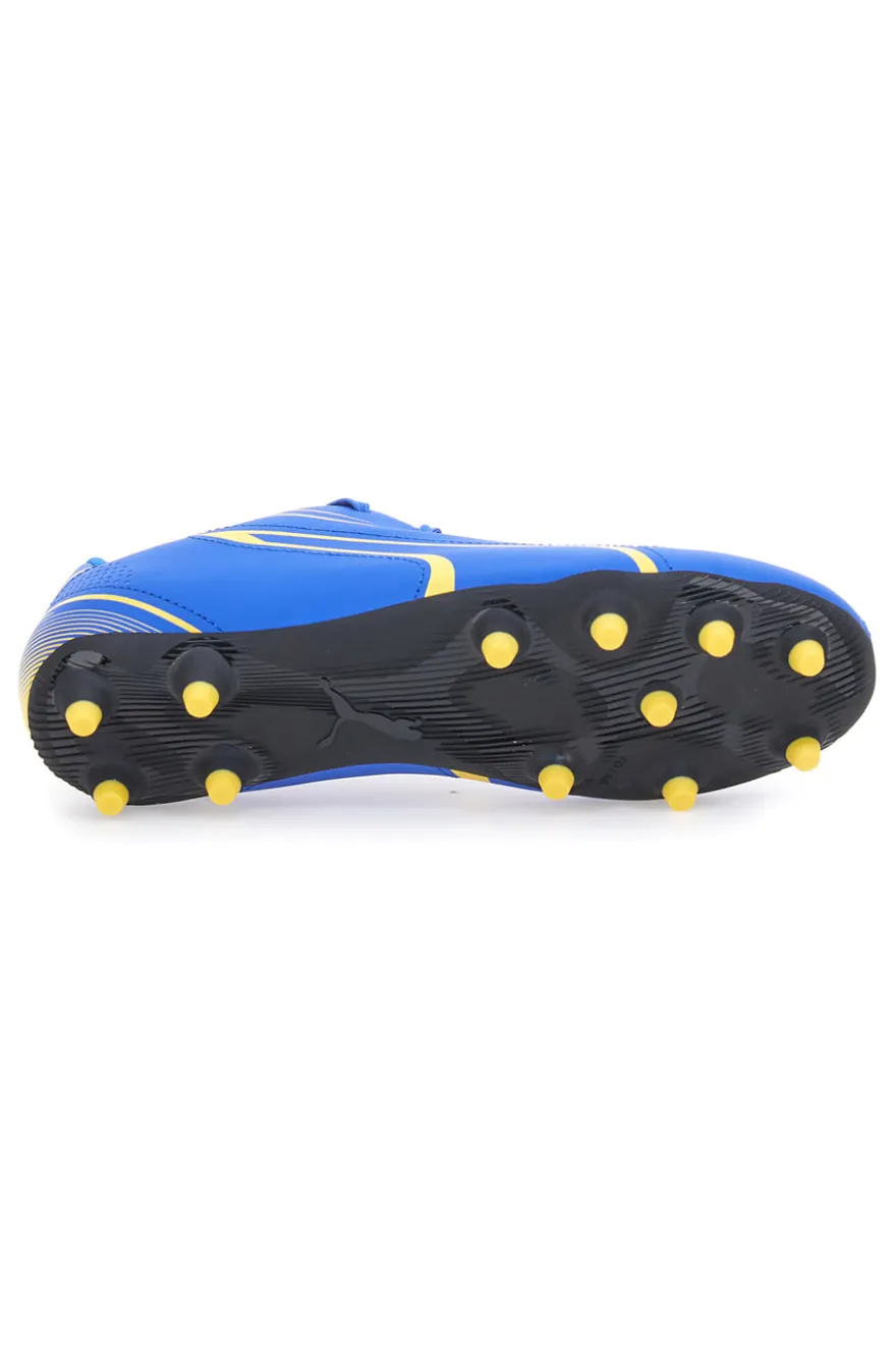 Scarpe da Calcio Blu Con Fregio Laterale Puma Vitoria Fg/Ag Jr