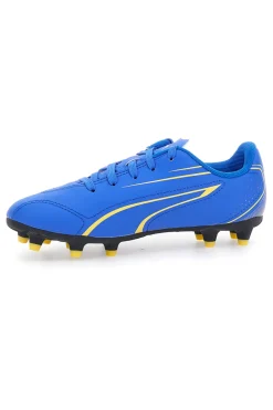 Scarpe da Calcio Blu e Gialle Puma Vitoria Fg/Ag Jr