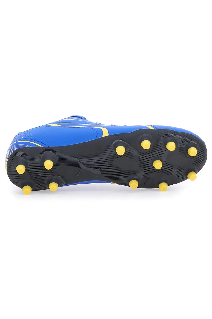 Scarpe da Calcio Blu e Gialle Puma Vitoria Fg/Ag Jr