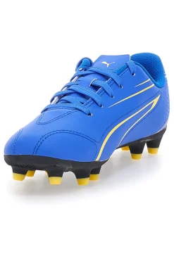 Scarpe da Calcio Blu e Gialle Puma Vitoria Fg/Ag Jr