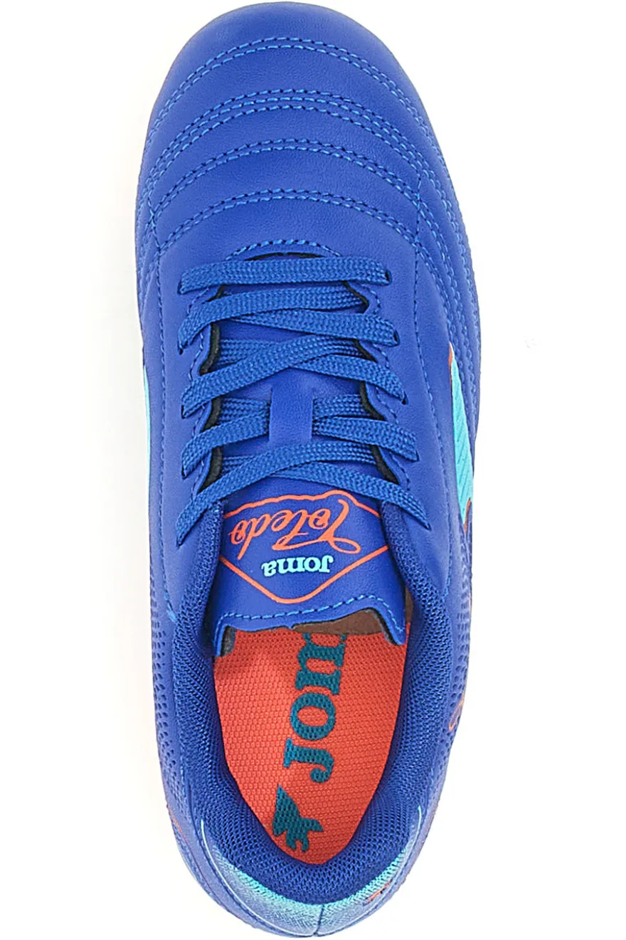 Scarpe da Calcio Blu per Terreni Duri JOMA TOLEDO JR 2504 HARD GROUND