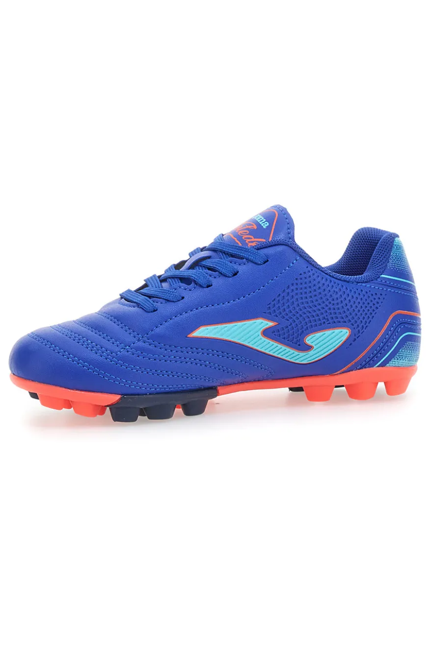 Scarpe da Calcio Blu per Terreni Duri JOMA TOLEDO JR 2504 HARD GROUND