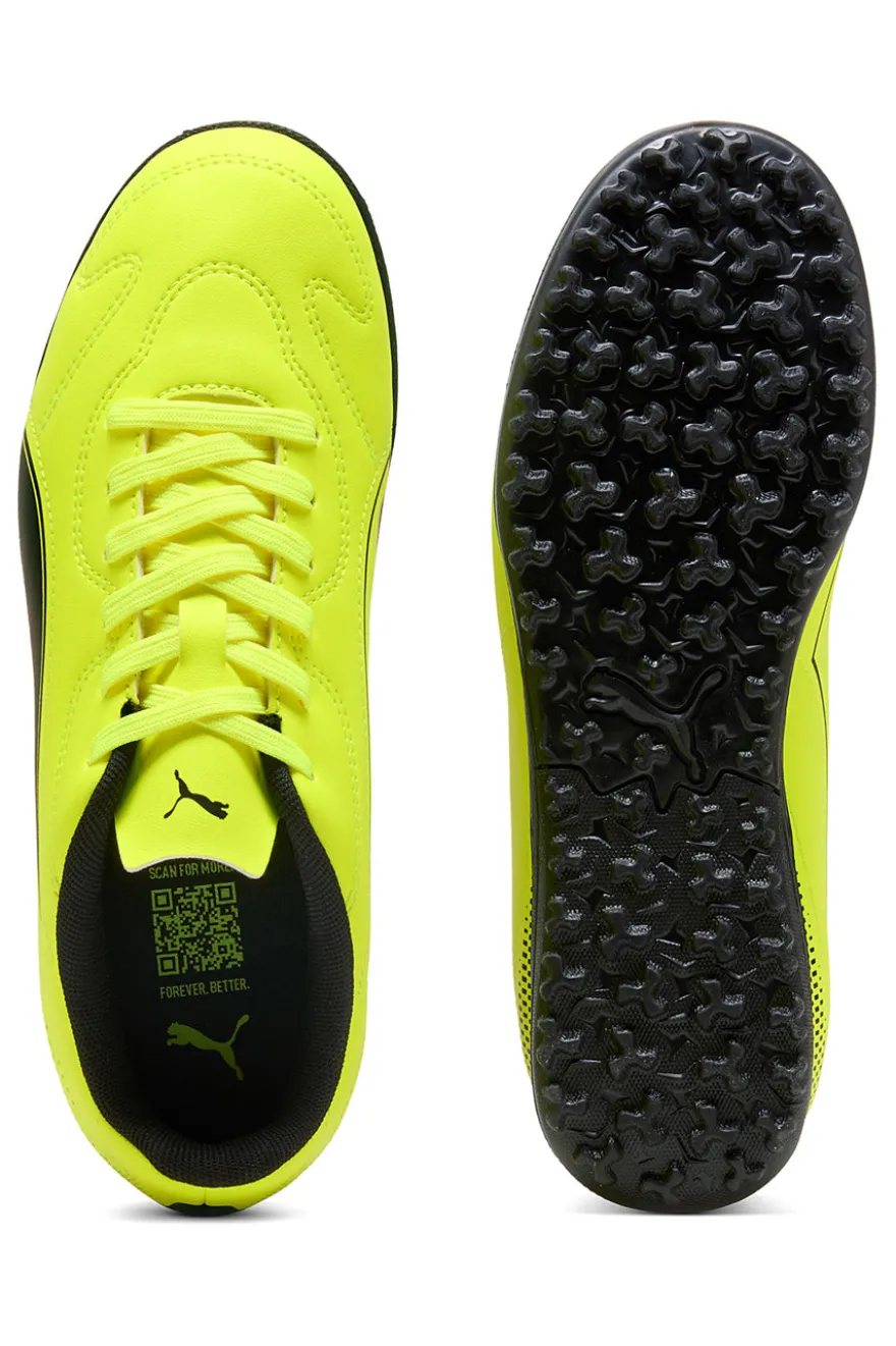 Scarpe da calcio gialle Puma Vitoria II TT da bambini