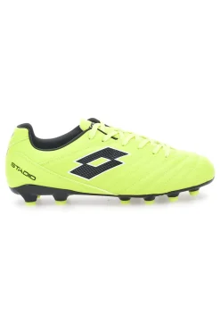Scarpe da calcio giallo fluo FG LOTTO STADIO 705 JR