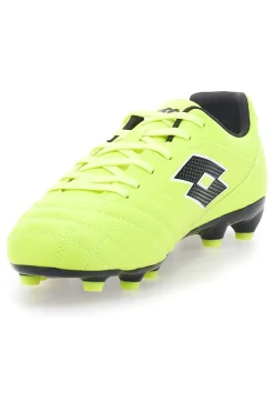 Scarpe da calcio giallo fluo FG LOTTO STADIO 705 JR