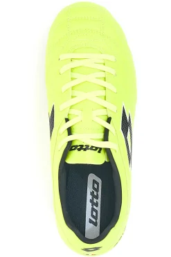 Scarpe da calcio giallo fluo FG LOTTO STADIO 705 JR