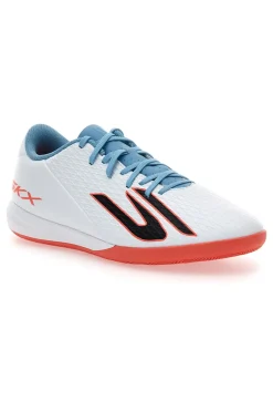 Scarpe da calcio indoor bianche con dettagli azzurri Skechers Club IC