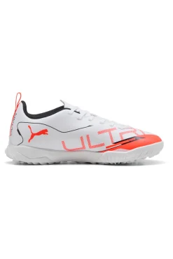 Scarpe da Calcio Indoor PUMA ULTRA 5 PLAY TT Jr Bianche e Rosse